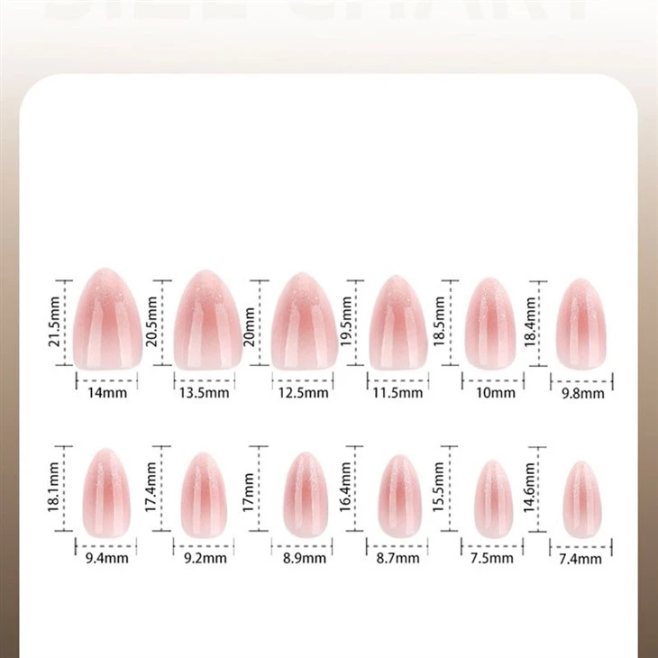 Pink Glitter Ombre Press On Nails price